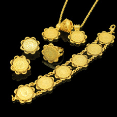 goldplated, Set, Jewelry, gold