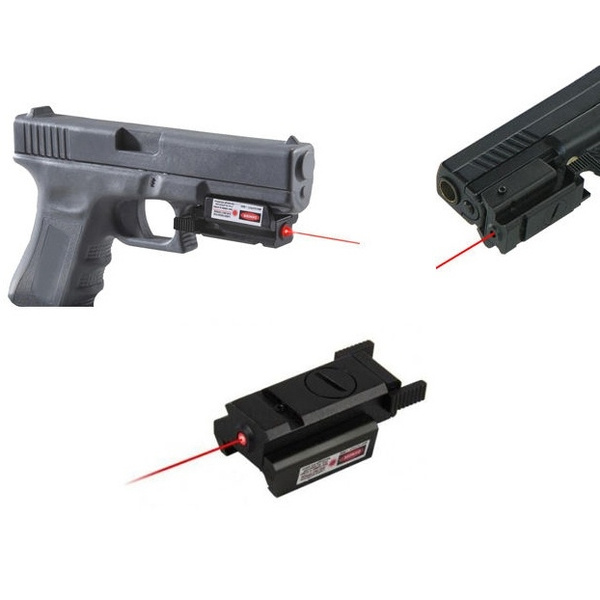 Red Dot Laser Sight 20mm Picatinny Weaver Rail Mount For Pistol Gun Compact New 