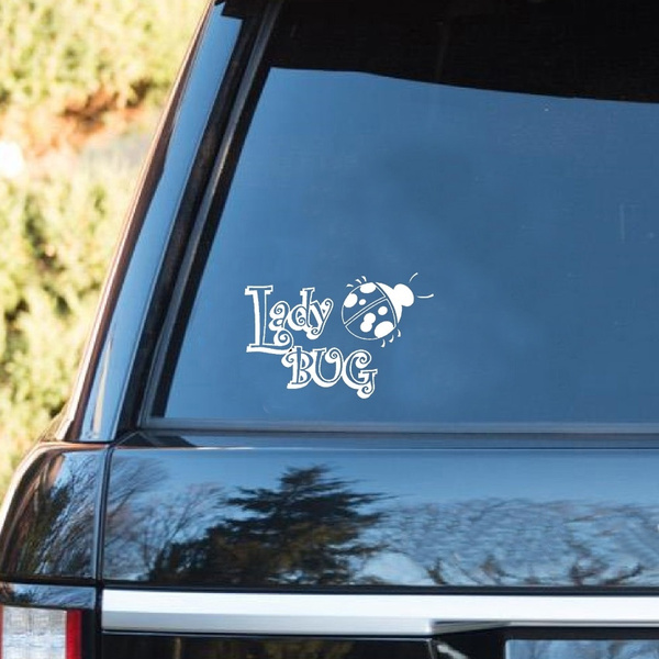 Ladybug Love Cute Car Vinyl Sticker SELECT SIZE 