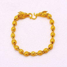 yellow gold, Faucets, dragonheadclasp, Chain