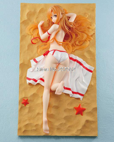 New 18cm Anime sex doll Sword Art Online 3 Asuna 1 6 Swimsuit PVC