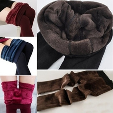 Fleece, Warm Leggings, Winter, pants