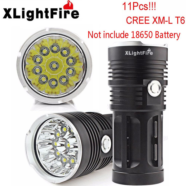 T6 Tactical Outdoor LED Flashlight Torch 50000LM Zoomable 5 Modes for 18650 USA 