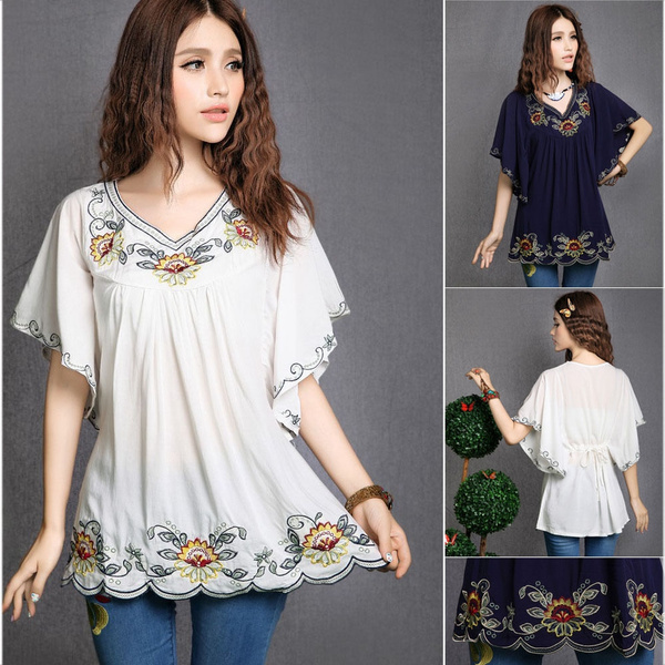 blusa hippie feminina