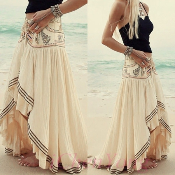 hippy evening dress