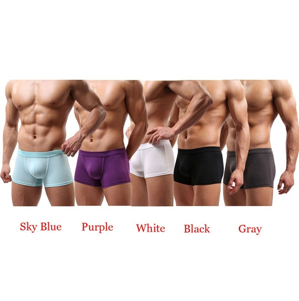 New Arrival Underwear Men Sexy Big Bulge Pouch Boxers Men's High