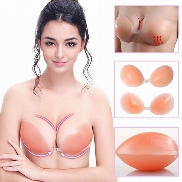 Invisible Adhesive Backless Silicone Bra For Women With A B C D Sizes ,  High Quality Invisible Adhesive Backless Silicone Bra For Women With A B C  D Sizes on