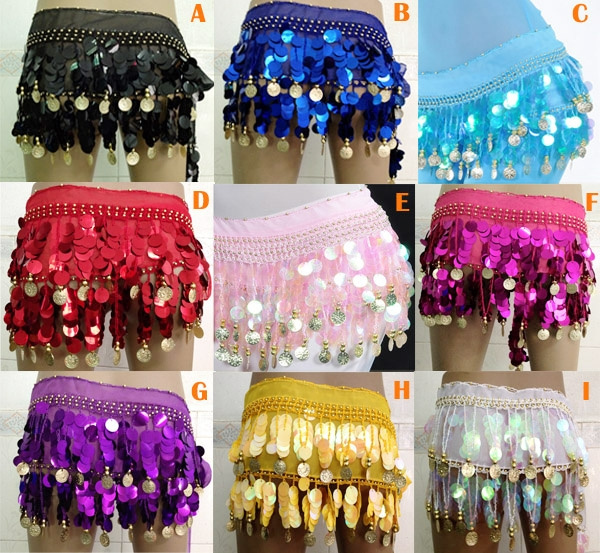 Best Dance Ceinture de Danse Orientale Belly Dance hip scarf danse du  ventre Foulard | Wish