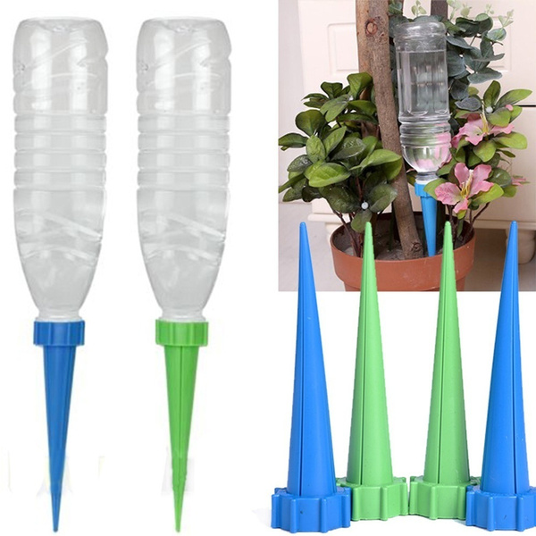 lefeindgdi Automatic Plants Drip Self Plant Waterer Device Water Drip Irrigation Ceramic Water Stakes Irrigation Drippers for Outdoor Indoor Flower or Vegetables Irrigation Kit Saving Water