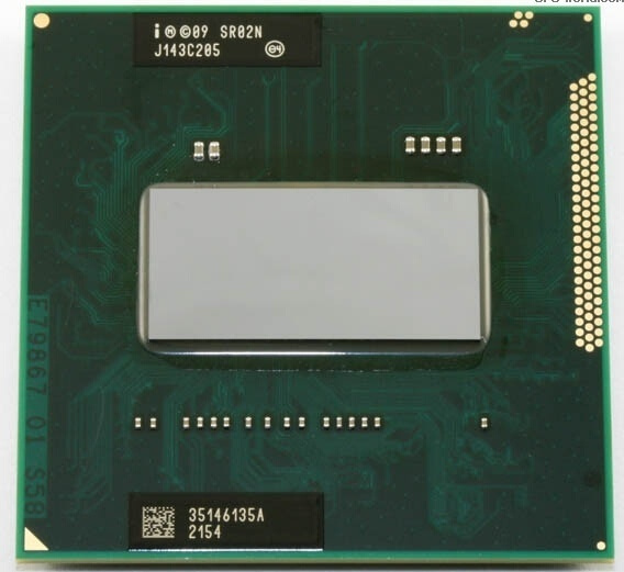 Original Processor Intel i7-2670QM ( I7 2670QM ) Quad Core 2.2-3.1GHz TDP  45W 6MB Cache PGA988 32nm SR02N Laptop CPU Sandy Bridge