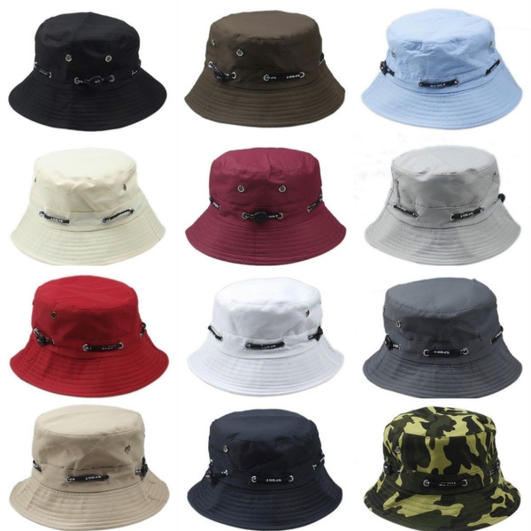 GOOTRADES Unisex Bucket Hat Boonie Jagd Angeln Outdoor Cap Herren Sommer Sonnenh/üte