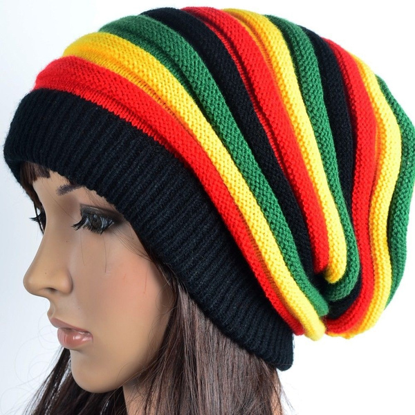 red black and green hat