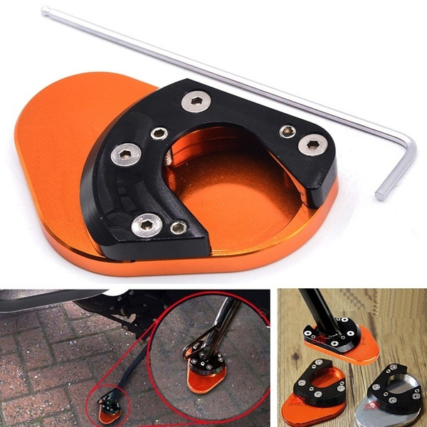High quality 1PCS CNC Aluminum Motorcycle Parking Side Kickstand Stand