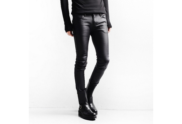 ASOS Extreme Super Skinny Jeans In Faux Leather in Black for Men  Lyst