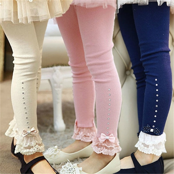 Kids Leggings For Girls Children Clothing Cotton Flower Pants