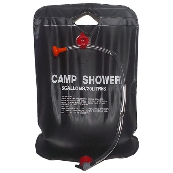 Solardusche Camping-Dusche Bag 20 Liter Schwarz M3U5J5 