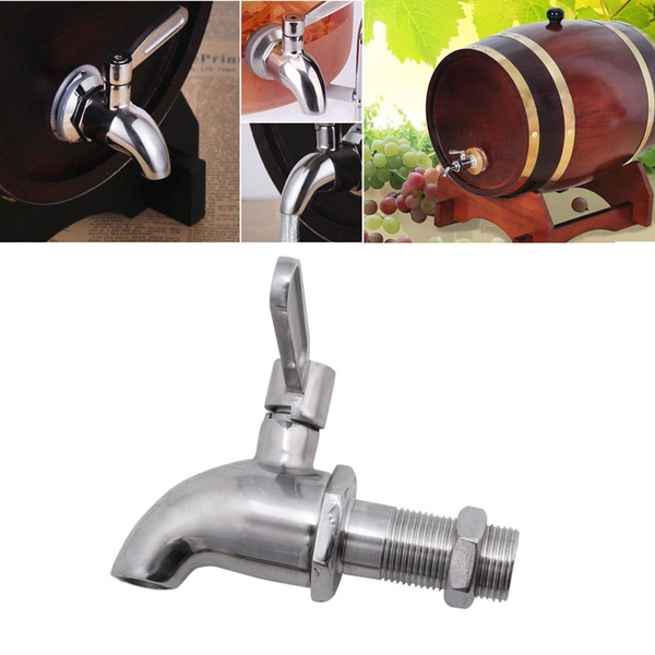 Home Stainless steel Spigot Tap Faucet for Wine Barrel Drink Beverage Dispense