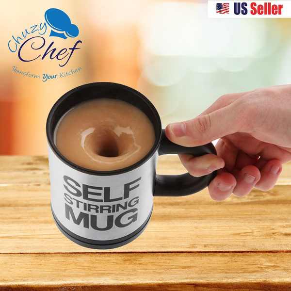 TM VAlinks Electri Updated Version Premium Leakproof Self Stirring Coffee Mug 