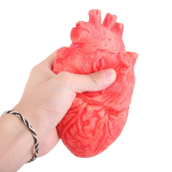 Halloween Bloody Human Heart Zombie Food Body Part Organ Scary Horror Prop KI 