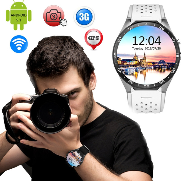 KingWear KW88 Android 5.1 Smart Watch Phone MTK6580 1.3GHZ 4GB ROM