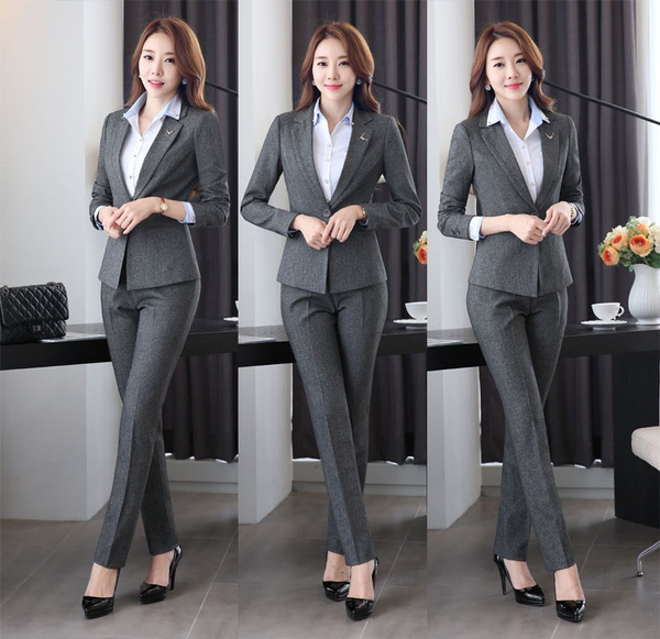 2023 new women's pants navy blue professional pants bank work pants OL  all-match women's trousers elastic waist women's trousers