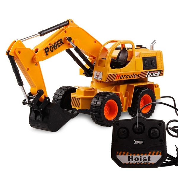 radio controlled excavator toy