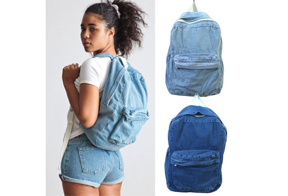 American apparel shop denim backpack