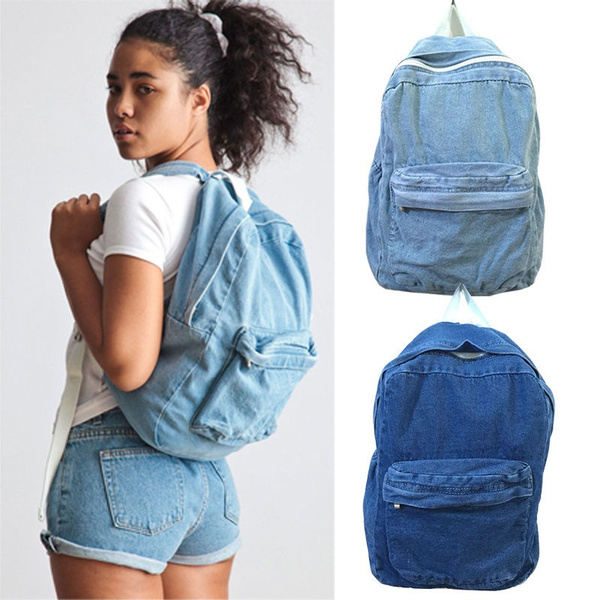 Retro Denim Multi-pocket School Bag Leisure Travel Backpack | Fashion  Backpacks | Fashion Bags- ByGoods.Com
