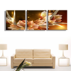 golden, canvasart, Flowers, Wall Art