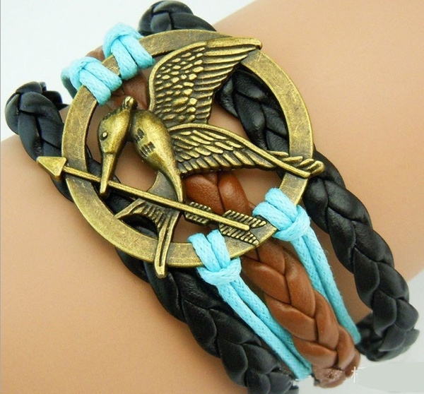 Birds Mockingjay Bracelet Charm Bracelet for Movie The Hunger Games Retro Mockingjay Bracelet Fashion Vintage Game Birds Second Generation Birds Mockingjay Bracelet Charm Bracelet for Movie The Hunger Games Retro Mockingjay Bracelet Fashion Vintage Game Birds Second Generation