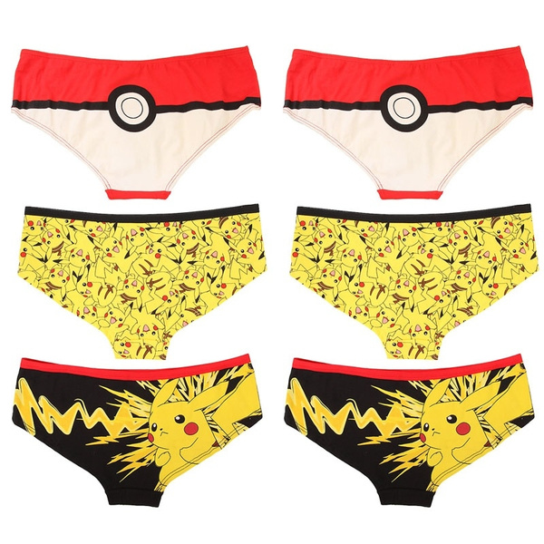 Pokemon Go Sexy Women Panties Briefs Bikini Knickers Underwear Thongs  G-string