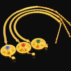 goldplated, Jewelry, Chain, ethiopian