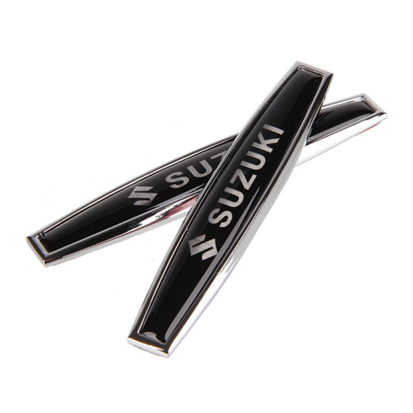 2Pcs SUZUKI Auto Car Body Emblem Badge Decal Sticker for Sx4 Swift liana  Vitara