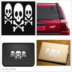 Car Sticker, Home Decor, Laptop, skull