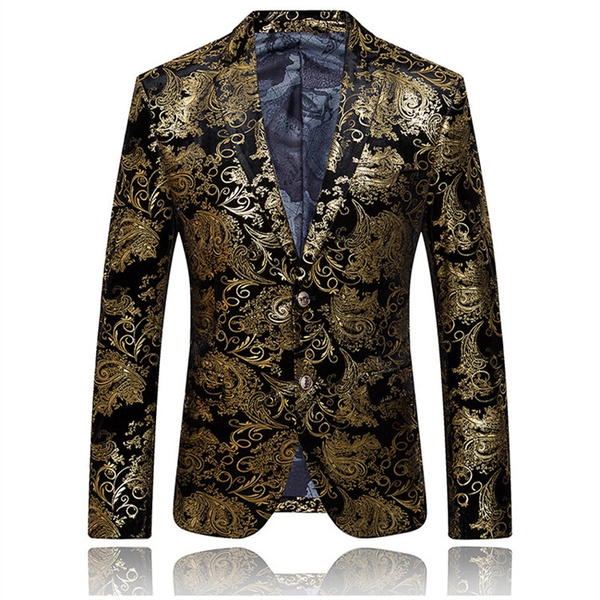 gold formal jacket
