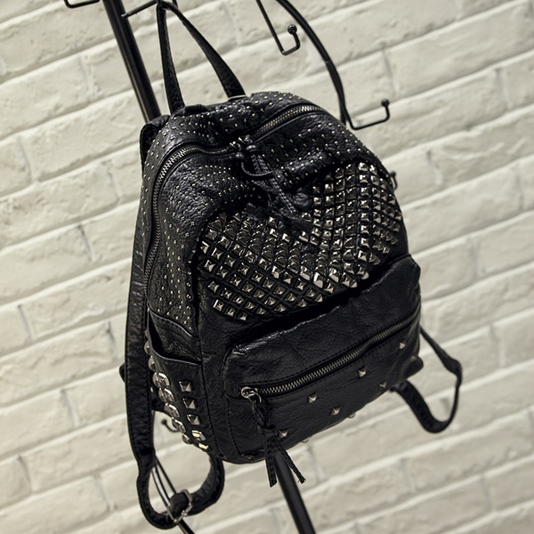 boys leather backpack