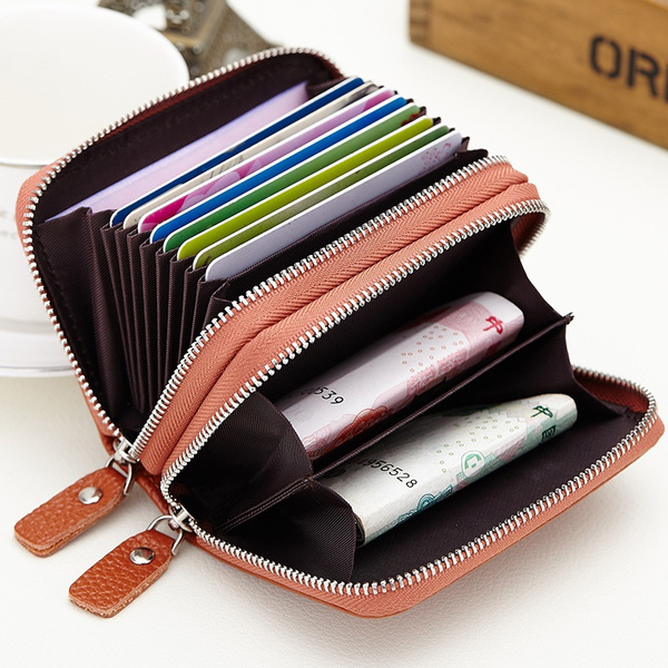 double zip coin purse