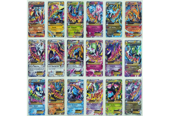 The New 18 Sets Pokemon Cards Shiny English Xy Ex Board Games Cards No Repeat Kids Toys Gift Wish