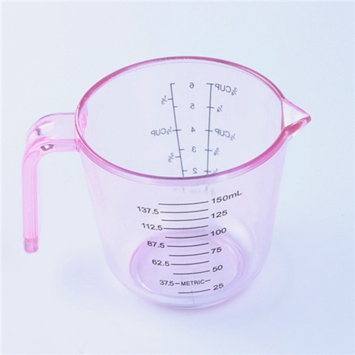 Small Clear Measuring Cup Plastic Jug Beaker Kitchen Tool For