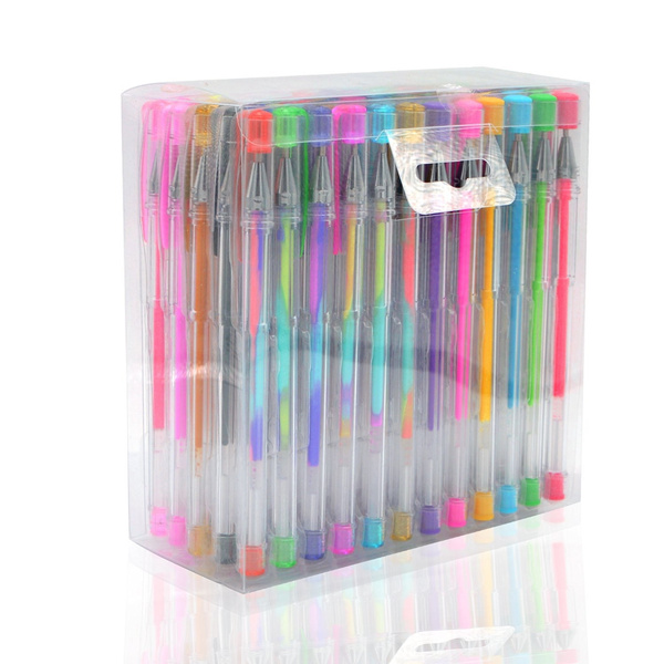 60 PCS Gel Pen Kit- Premium Quality Individual Colors (No