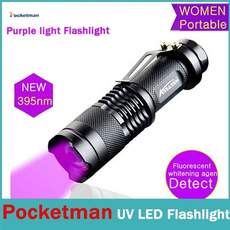 395 Nm LED UV Flashlight Ultraviolet Light Blacklight For Marker Checker Detection