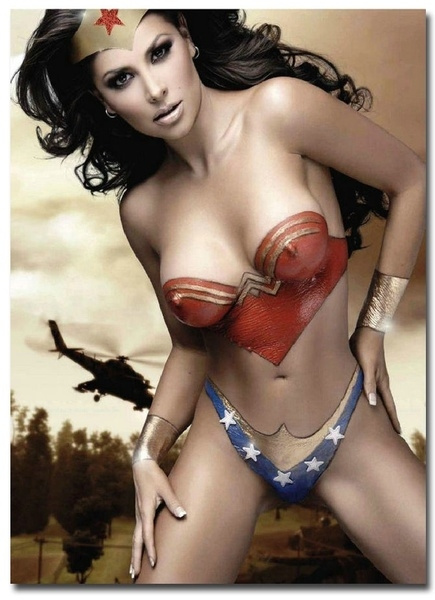 Wonder Woman Adult Satin Panties 