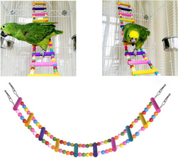 Toy, parrotcagetoy, Colorful, petcolorfulclimbingladdertoy