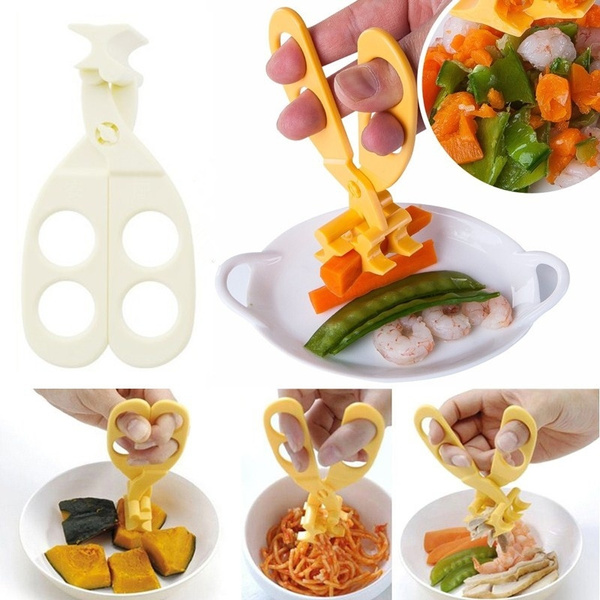 1Pcs Professional Baby Food Scissors Crush Baby Food Supplement Cutter