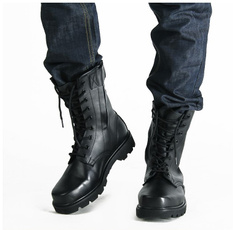 non-slip, combat boots, Outdoor, Leather Boots