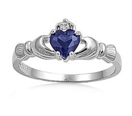 claddaghring, Sterling, Irish, wedding ring