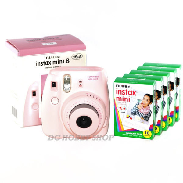 Fuji Instax Mini 8 Pink Fujifilm Instant Camera Wish