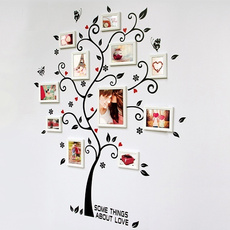Chic Black Family Photo Frame Tree Mural Wall Sticker Home Decor Decals