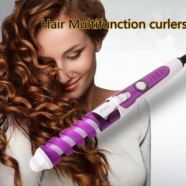 Beauty Electric Magic Hair Styling Tool Rizador De Pelo Hair Curler Roller  Pro Spiral Curling Iron Wand Curl | Wish