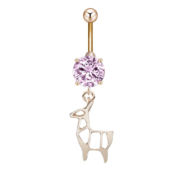 Deer belly deals button rings